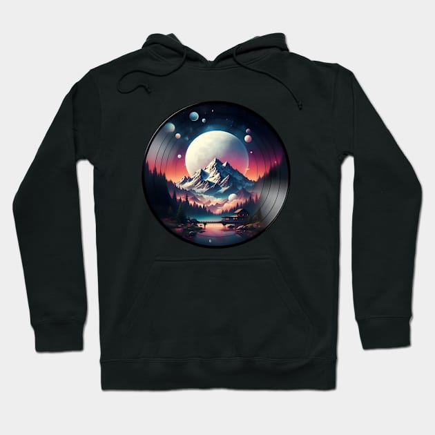 music record Hoodie by Teeeshirt